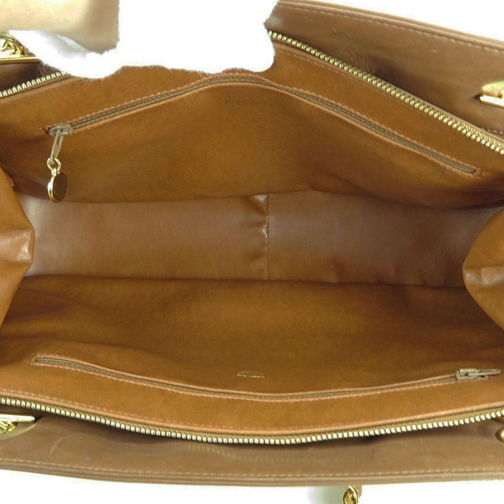 Chanel Timeless Leather Gold Chain Shoulder Beige - Picture 7 of 8